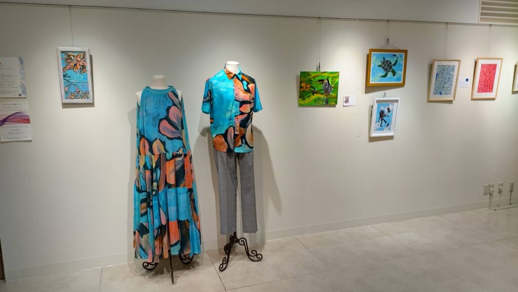 ドアレスアーティストの作品展示風景＠ドアレスリウボウ