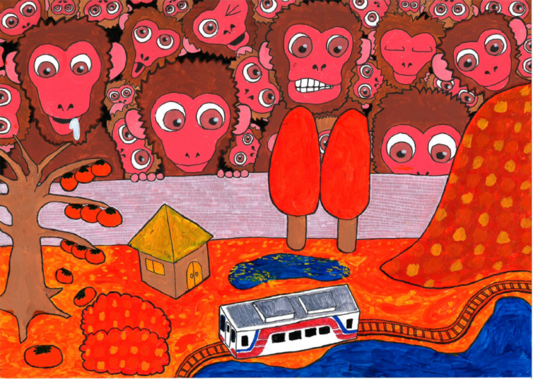 楢夫くんのジオラマ